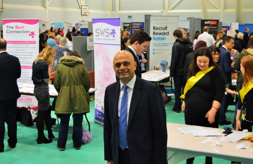 Sajid Javid's Jobs Fair 2017
