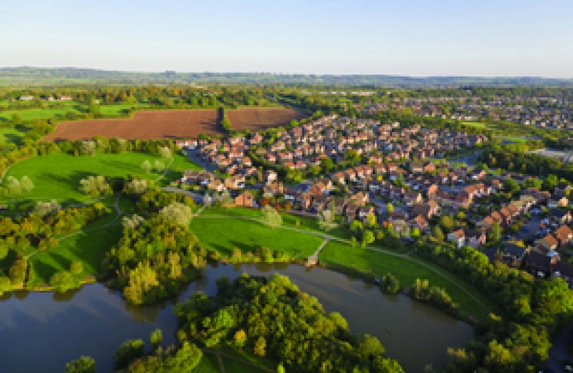 Aerial View of Housing