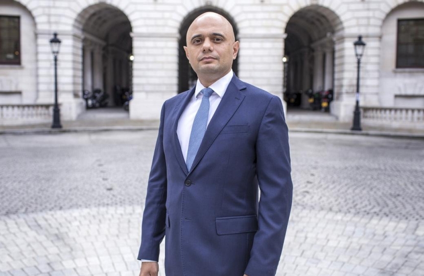 Sajid Javid MP appointed Chancellor of the Exchequer