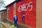 Poppy Wall at Bromsgrove Methodist Church 