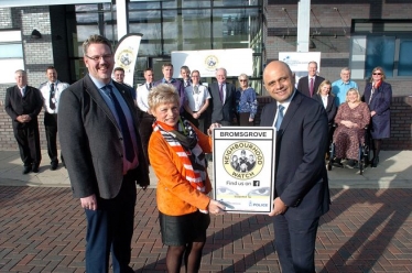Sajid Javid and John Campion - West Mercia Police