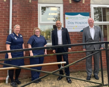 Sajid Javid MP at Primrose Hospice